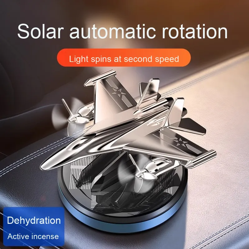 High-End Solar-Powered Airplane & Car Fragrance Ornament hover