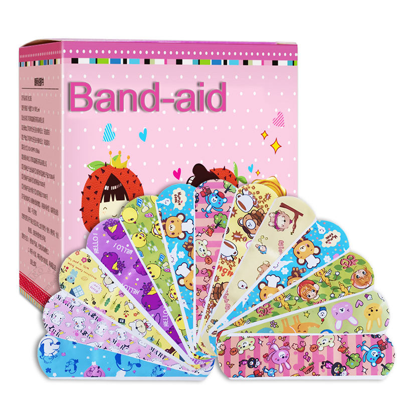 120 Pics Colorful First Band Aid for Kids