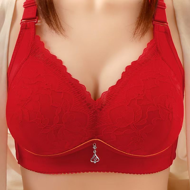 High-quality Wireless Sports Bra with Logo Cup Gathered Chest Comfortable Rims-free Bras.