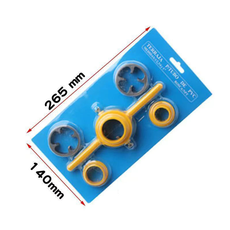 6-Piece Pipe Tap Set for PVC Plastic Pipes hover